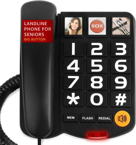 Telefoni con pulsante grande - telefoni,