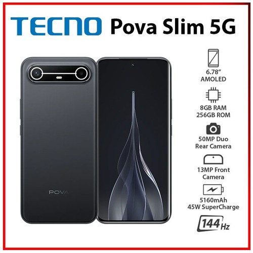 Nuovo tecno pova slim - 8, +