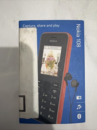 Cellulare nokia 108 - nero, nuovo